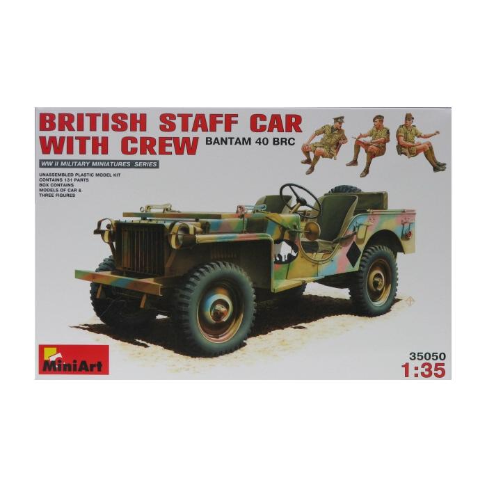 British Staff Car with Crew