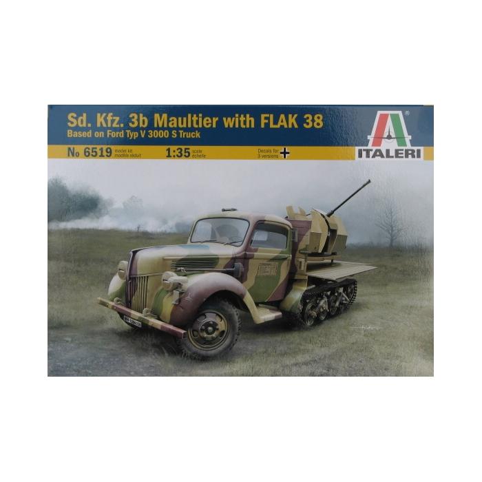 Sd,Kfz, 3b Maultier with Flak 38