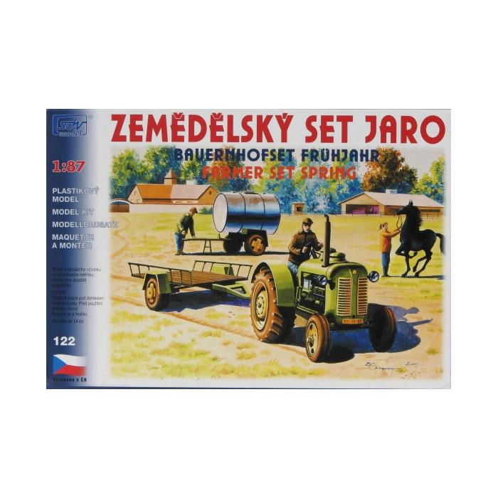 Zemědělský set Jaro stavebnice
