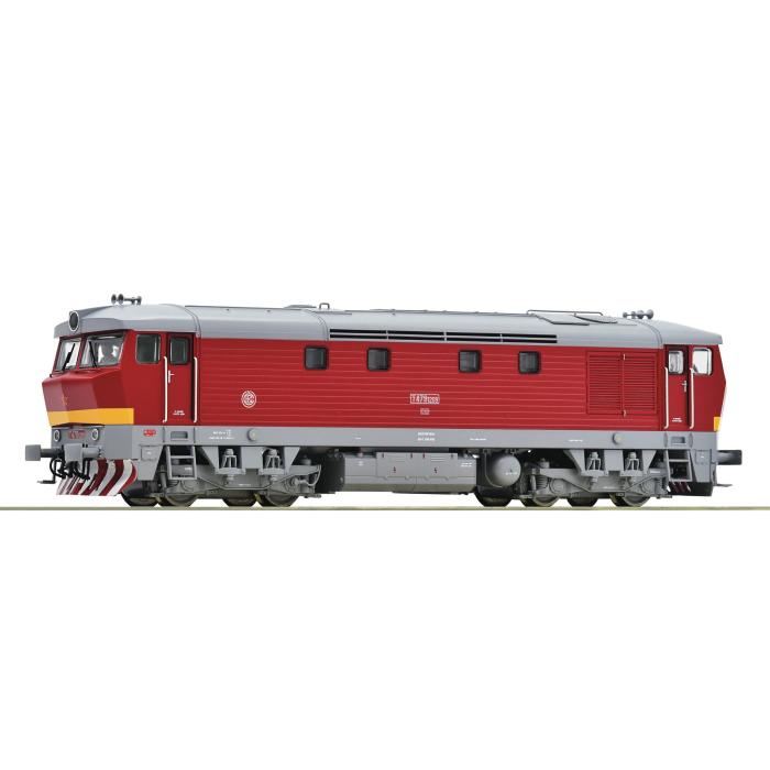 Dieselová lokomotiva T478.1 ČSD se zvukovým dekoderem