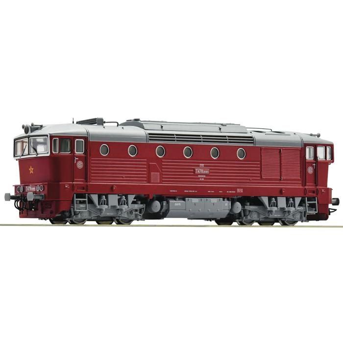 Dieselová lokomotiva T478 3089 ČSD se zvukovým dekoderem