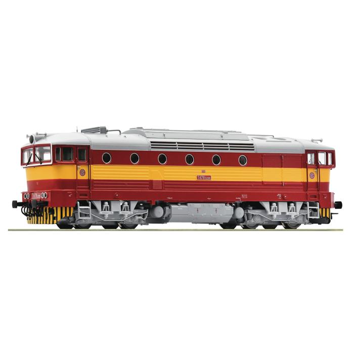 Dieselová lokomotiva ř. T478 ČSD se zvukovým dekoderem