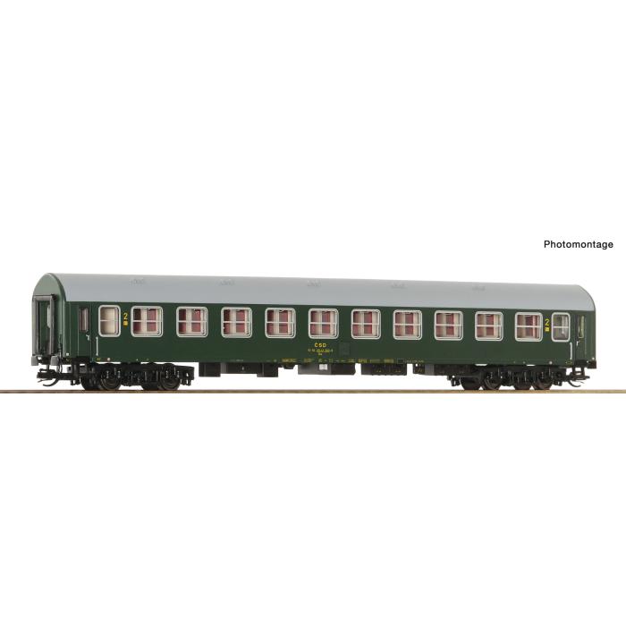 Rychlíkový vagon Y/B 70 2.třída ČSD