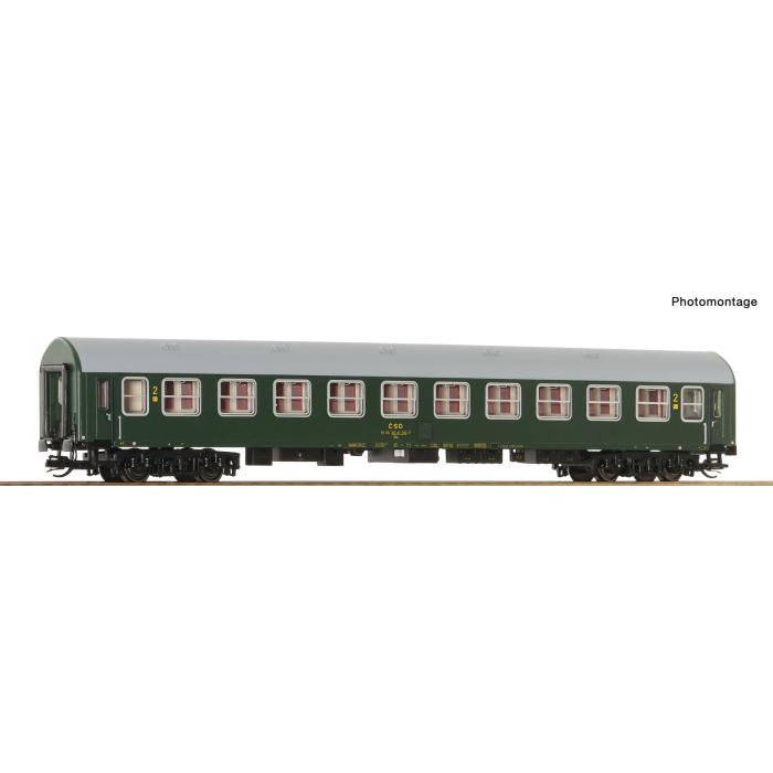 Rychlíkový vagon Y/B 70 2.třída ČSD