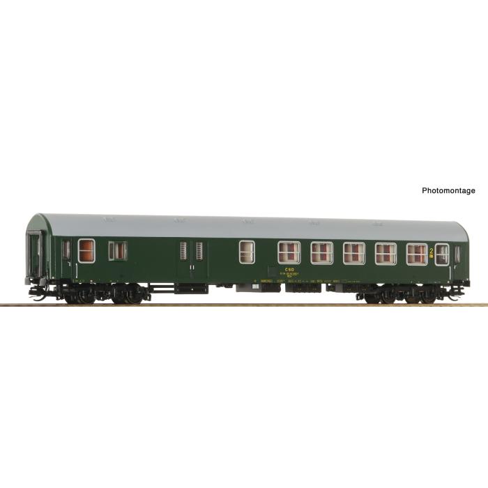 Rychlíkový vagon Y/B 70 2.třída / služební ČSD